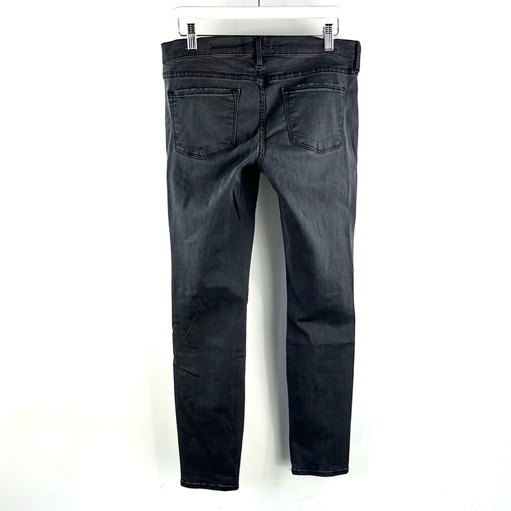 Frame Le Skinny de Jeanne Greys Inn Distressed Rip Jeans - Picture 3 of 10
